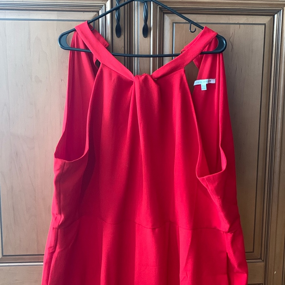 Red Formal Jumpsuit